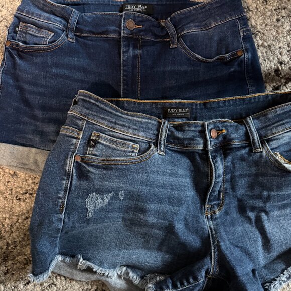 Judy Blue Pants - Judy Blue Denim Jean Shorts Xl 2 Pairs Pre-Owned Summertime!